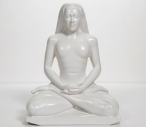 Mahavatar Babaji Statue - White (4")