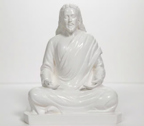 Jesus Christ Statue - White (4")