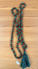 Malachite & Rosewood Mala
