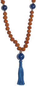 Kriya Mala - Rudraksha with Lapis Counters