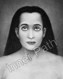 Mahavatar Babaji Picture - B&W 5 x 7