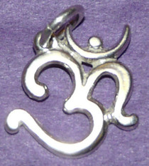 Om (Aum) Pendant - Small Sterling Silver