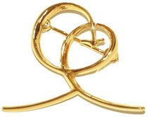 Joy Pin - Large Gold Plated