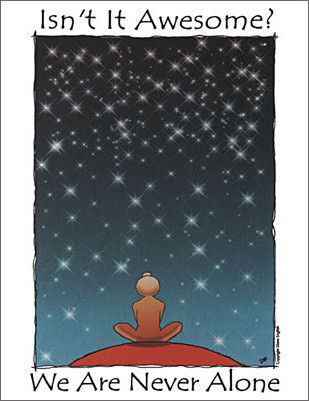 We Are Never Alone - Greeting Card