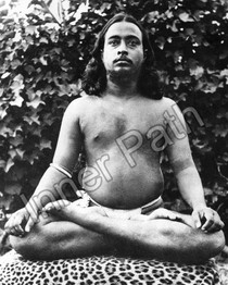 Paramhansa Yogananda Photo - Lotus Pose on Tiger Skin - 8x10