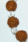 Kriya Wrist Mala - Rudraksha and Crystal