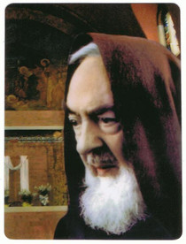 Padre Pio Picture - Padre Pio - 4" Magnet