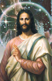 Jesus Christ Picture - Nebula - Wallet Altar