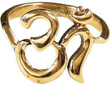 Om (Aum) Ring - Gold (9 Metal)