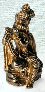 Krishna Sitting with Flute