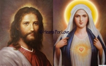 cosmic christ mother mary and child high resolution art card 8x10
