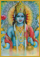 Lord Vishnu - Vishnu the Preserver - Short Jar Candle