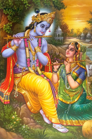 Krishna & Radha - Poster