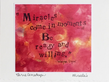 Miracles - Greeting Card