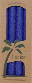 indigo palm wax taper candles