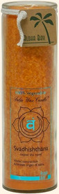 Chakra Jar Unscented Candle - Svadhishthana (Orange)