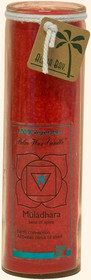 Chakra Jar Unscented Candle - Muladhara (Red)