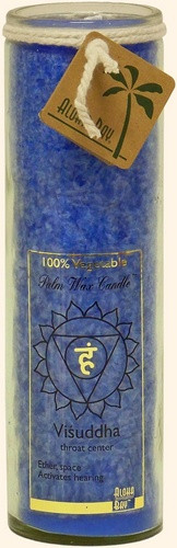 Chakra Jar Unscented Candle - Visuddha (Blue)