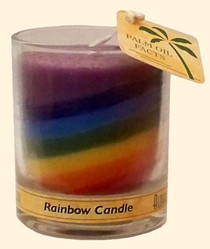 Chakra Jar Unscented Candle - Rainbow 2.5 oz
