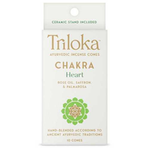 Triloka Heart (Anahata) Chakra Incense - Cone