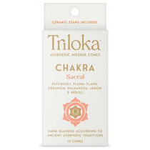 Triloka Sacral (Svadhisthana) Chakra Incense - Cone