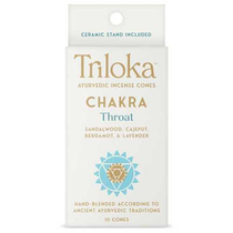 Triloka Throat (Vishuddha) Chakra Incense - Cone