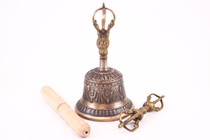 Sacred Spiritual Tibetan Bell, Striker, and Dorje