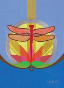 Light of the Dragonfly - Greeting Card