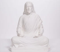 Statue - Jesus Meditating - Marble Blend 8"
