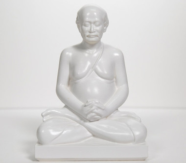 Lahiri Mahasaya Meditating - White 8"