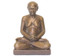 Lahiri Mahasaya Meditating - Golden Bronze 8"