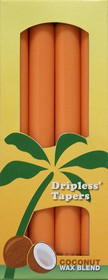 Taper Candles - Dark Orange Palm Wax