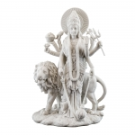 Statue - Durga- Hindu Divine Mother (Marble Finish)