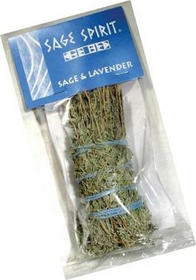 Sage Spirit Smudge Stick - Sage/Lavender 7"
