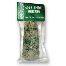 Sage Spirit Smudge Stick - Sage/Sweetgrass 7"