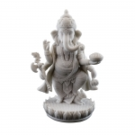 Statue - Ganesh Standing (Marble Finish)