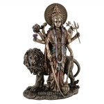 Statue - Durga - 11" (Bronze)
