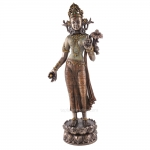 Statue - Tara Standing with the Lotus of Wisdom