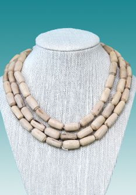 Tulsi Big Big Barrel Neck Beads (48")
