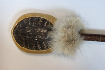 Turtle Shell Rattle With Alder Stick