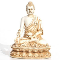 Statue -Buddha -  5" (Antique Ivory)