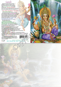 Ganesh - Framed Art Card