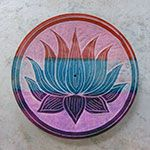 Incense Holder - Tri--Colored Lotus