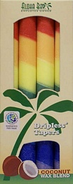 Rainbow Taper Candles - 9"