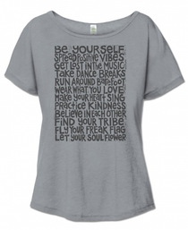 Soul Flower  Wise Sayings Slouch Top