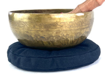  Himalayan Singing Bowl 5.5" (Etched Golden Buddha)