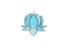 Lotus - Stained Glass - Light Blue - 7"
