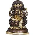 Statue - Gayatri Devi  - 5" (Brass)