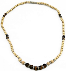 Tulsi Neckbeads with Tiger's Eye