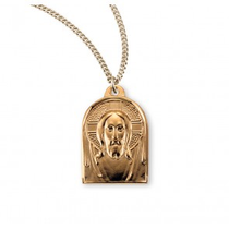 Medal of Christ (Gold Over Sterling Silver)